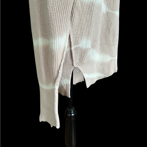 Pistola Darya distressed ribbed cream cotton sweater Women’s Size M *Oversized* - Picture 5 of 8